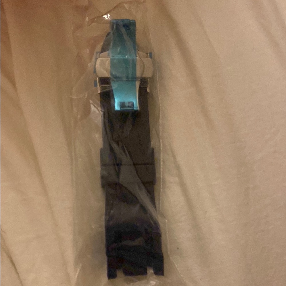 Black and Blue Watch Strap